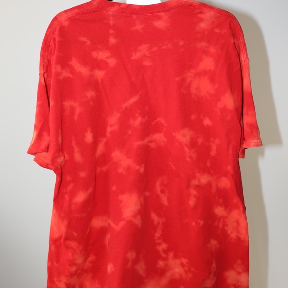 Red Tie Dye Tee - Picture 2 of 4